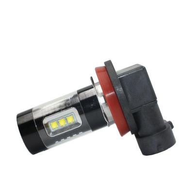 China 80W 720lm 6000k Car Fog Lamps H8 LED Fog Light Lamp Bulbs Automotive White Bulb For Audi for sale