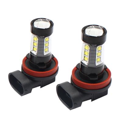 China Car Led Fog Lamp Car LED Fog Light Bulbs Lamp H7 H8 H11 9005 9006 White Led Headlights 80W 900LM Fog Light Bulb H11 Kit for sale