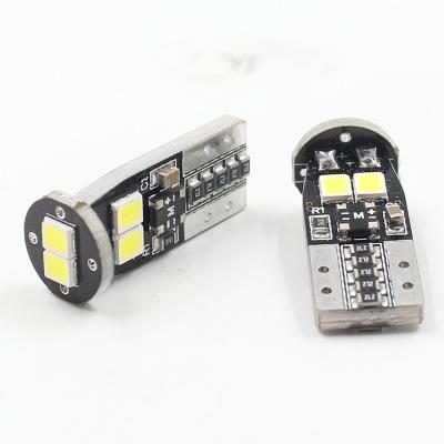 China T10 LED Car Lights Canbus T10 6SMD 2835 Canbus 9-30V Non-Polarity Error Free 194 w5w Led Interior Canbus Car Light for sale