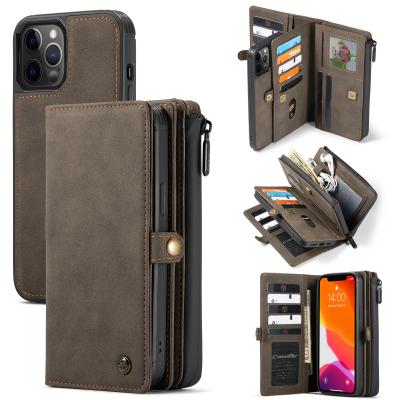 China Fashion.simple New Products Fashion Mult-function Leather Wallet Cell Phone Cases For Iphone 12PRO for sale