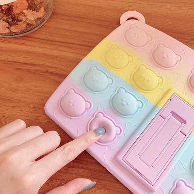 China 2021 Anti-fall toy silicone tablet hot sale high quality cute shell is suitable for Samsung p610 for sale