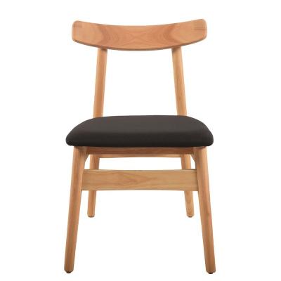 China Adjustable (other) Wholesale Designers Wooden Chair Dining Nordic solid wood dining chair for hotel for sale