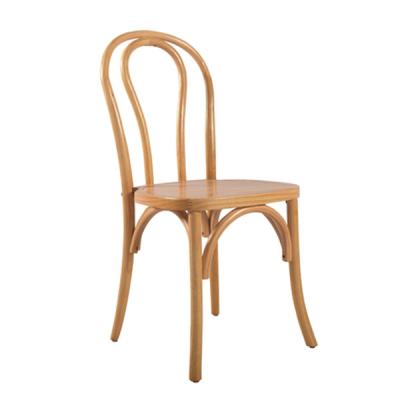 China Modern Hot Selling Good Price Outdoor Chairs Wooden Luxury Dining Chair Stackable Wood for sale