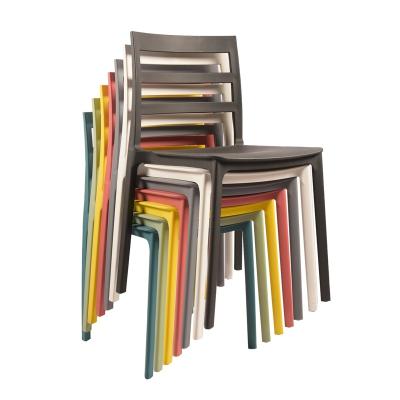 China Modern Sell High-Quality Good Price Furniture Colorful Plastic Chair Stackable Dinning Chair for sale