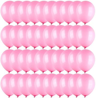 China Eco-friendly Latex Material Pastel Pink Balloons 10 Inch Matte Thick Pack Bulk Macaron Balloon Candy Macaron For Party Supplies for sale