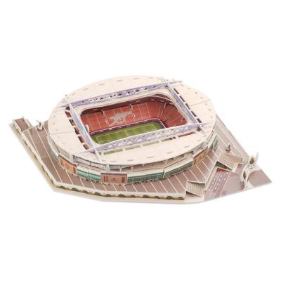 China 100% Eco-friendly Toys 3d Football Stadium Model Famous Stadium Paper Model 3d Puzzle Educational Toys for sale