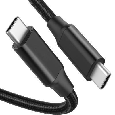 China 20V 5A 100W PD Super Fast Charging Speed ​​Nylon Braided GEN 2 10Gbps 1M 20V 5A PD 100W USB Fast Charging Type C Cable USB-C Cable For Type-C Cable overeating for sale