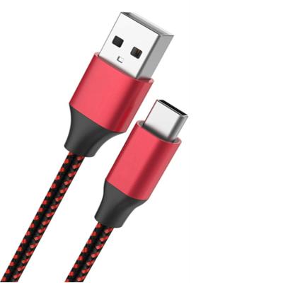 China Double Braided Nylon/Polyester Jacket 3m External S10 Accessories In Type C Cable Fast Data Cell Chargers Usb Mobile Phone Charger Charging Cables for sale