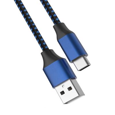 China Fast Charging Type C Cable 3A USB Line Leads Mobile Phone For Phone Blue Type C Usb Ladekabel Keyboard Cable Easy Keep Customized Kabel for sale