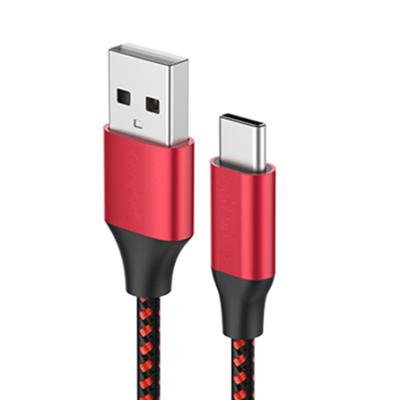 China 3A USB Fast Charging Type C Cable Charge And Sync Around Lowest Wholesale Price Power&synchronization To Fast C Usb Palladium 3m Nylonusb Cable for sale