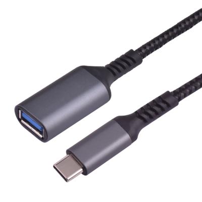 China New Design 2A Mobile Phone Usb C 3.0 Type C Male To Usb Female OTG Data Cable For Mobile Phone for sale