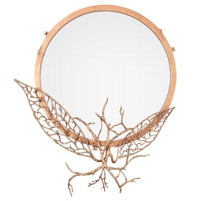 China Contemporary Made in China High Quality Fashionable Decorative Antique Wall Mirror Modern Design Decorative for sale