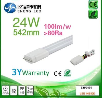 China 2G11 led tube light 24W 2G11 PLL lamp 2G11 led lamp 410mm wirh smd 2835 led AC85-265V 3 years warranty for sale