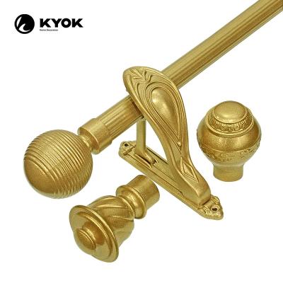 China KYOK Gold Window Matte Curtain Rod 2022 New Modern Home Decoration Style for sale