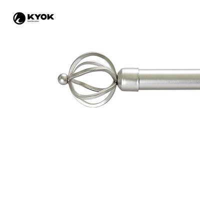 China Cheap curtain rods in KYOK Foshan occasional factory curtain rod with curtain rod accessories wholesale for sale