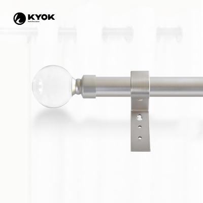 China KYOK Poland Occasional Truck Brushed Nickel Curtain Rod for sale