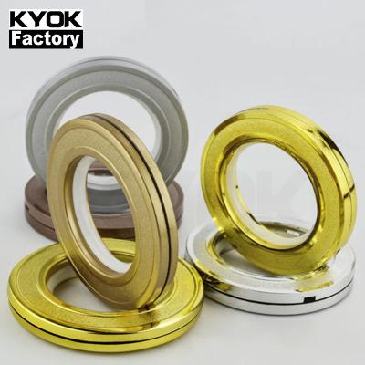 China Home Curtain Ring China Wholesale Selling Ring For The Living Room KYOK Decor Curtain Strip Factory Price Grommet Dresser Plastic Curtain for sale