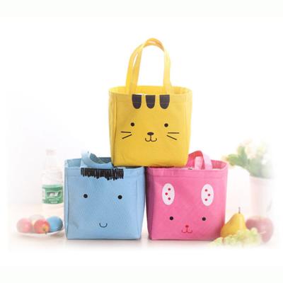 China Waterproof Thermal Insulation Lunch Tote Cooler Bag Reusable School Lunch Bag For Women Kids Students for sale