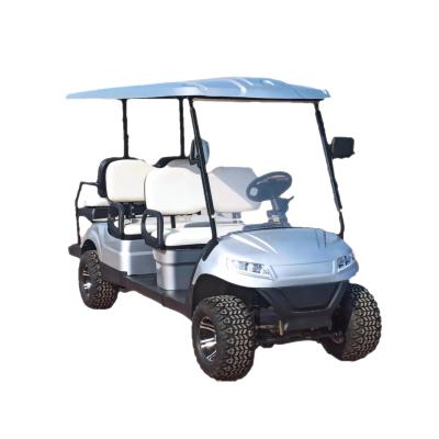 China 40 Mph EV Zone Golf Cart Vehículo 2-4 Pasajeros Dirección asistida en venta