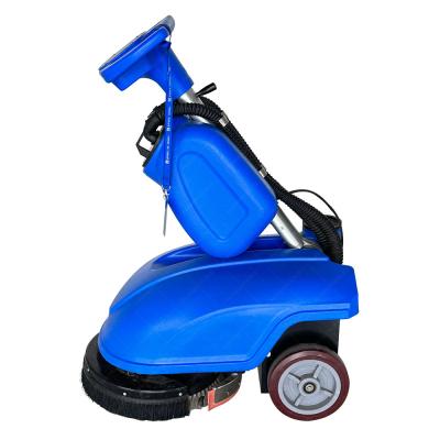 China Blue Floor Scrubber With 350mm Cleaning Width New Energy Lead Acid Battery Te koop