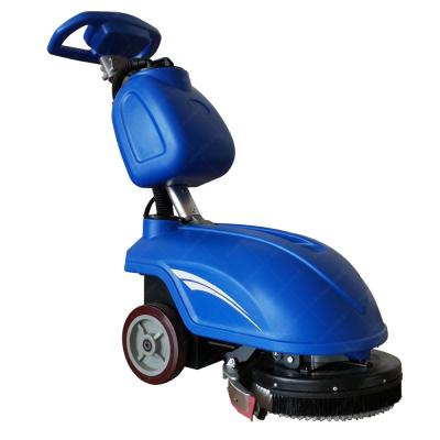 China Blue Floor Scrubber With 350mm Cleaning Width New Energy Lead Acid Battery Strong Battery Life for sale