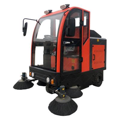 Cina Driving Type Floor Scrubber Ride On Sweeper Floor Sweeper Road Cleaning Sweeper in vendita