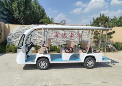 China Lightweight 100Ah Electric Sightseeing Car With Emergency Braking en venta