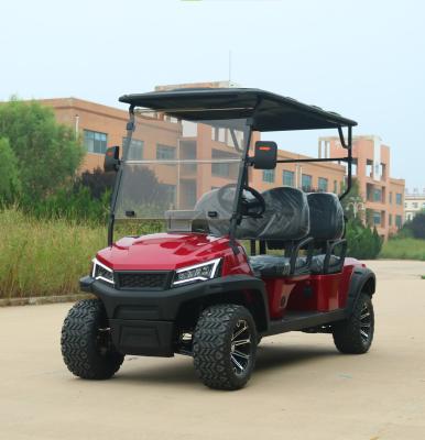 China Basic 4 Seat Electric Golf  Buggy NEV Golf Cart With 4 KW AC Motor CE Certificates for sale