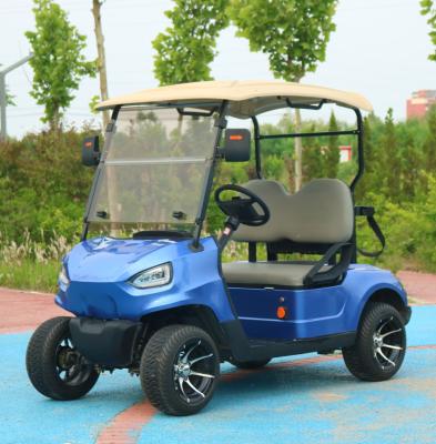 Chine Chariot de golf de luxe rechargeable à 2 places avec batterie lithium-ion à vendre