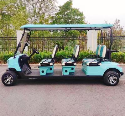 China 4 Seater 7.5 Kw Cool Modern Golf Car Cart Golf Buggy 72 Lithium Golf Electric Cart With Mirrors for sale