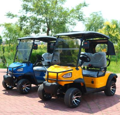 China Luxury Fashion Electric Golf Cart 4-Wheel 4-Seater Lifted Golf Cart for sale