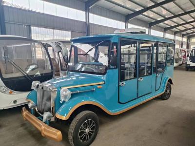 China 11 Seat Closed Electric Vintage Touring Classic Car Car Low Speed Sightseeing With Doors And Air Conditioning for sale