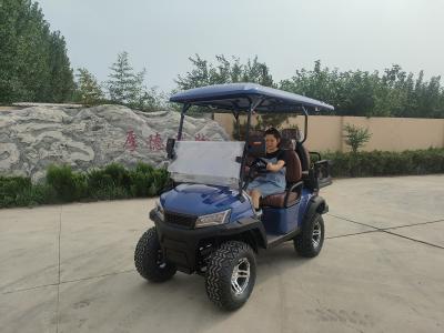 China Classic 2+2-Seater Electric Golf Cart Customizable Color And LOGO For Golf Courses Or Golf Clubs for sale