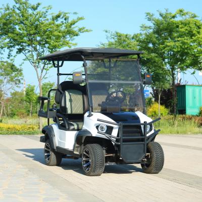 China Carro de golf eléctrico de lujo con colores personalizables para escenas de nieve en la playa en venta