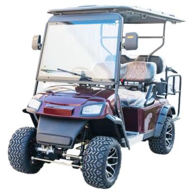 Китай Cheap Electric Golf Cart Four Passenger All Powered Visual Guidance Golf Cart With Armrest Dump Body продается