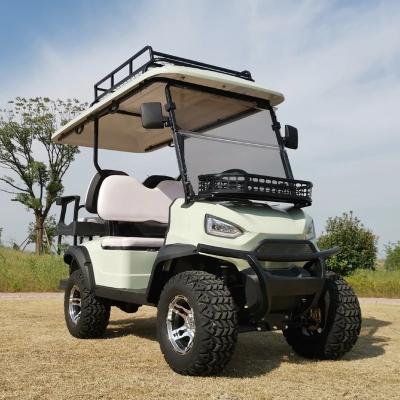 China The Pointed-Head Off-Road Electric Golf Cart Can Seat 4 People And Is Suitable For Seaside Hotel Pick-Up And Drop-Off. It Supports Customization And Provides CE Certification. en venta