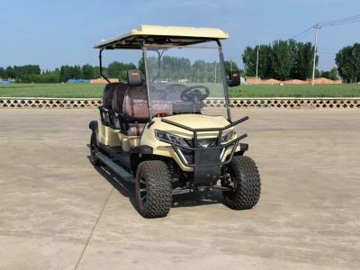 Chine Le chariot de golf classique à 6 places est maintenant disponible! équipé d'un système de suspension de haute qualité, une performance d'absorption des chocs de première classe, peut facilement gérer l'herbe, le sable et d'autres terrains complexes. à vendre