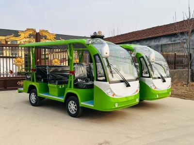 Cina L'autobus turistico elettrico con tetto aperto da 11 posti può essere personalizzato con colore e logo. in vendita