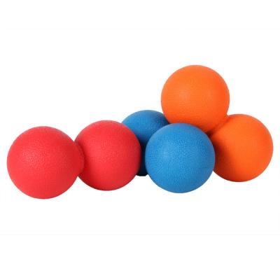 China Physiotherapy Massage Ball Custom Lacrosse Massage Ball Logo Tape for sale