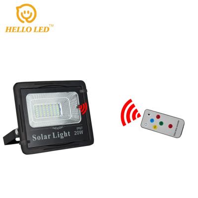 China Chinese Garden Supplier 2 Years Warranty Power Floodlight 20watt Outdoor Solar Solar Flood Lights for sale