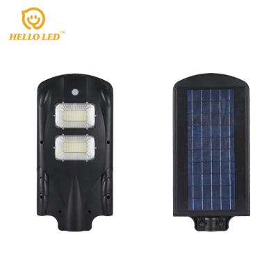 China Rechargeable ABS Material Lighting All In One 40w Integrated Led Solar Street Light Street Light for sale