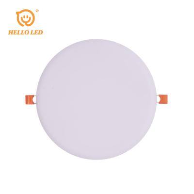 China Meeting rooms wholesale price new model 900lumen SMD2835 thin round 9w led panel frameless for sale