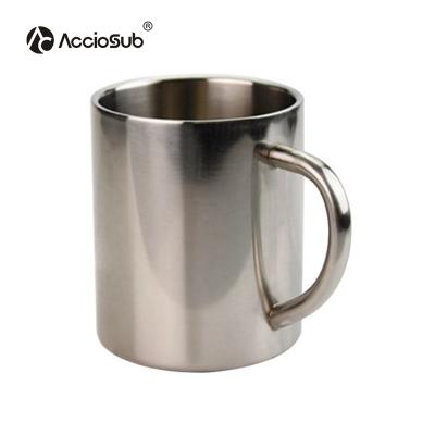 China AccioSub Viable 300ML Promotional Personalized Travel Coffee Mugs Customized Drinkware Blanks Sublimation Stainless Steel Mug for sale