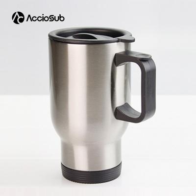 China PORTABLE 500ml Sublimation Double Wall Stainless Steel Customized Mug With Handle Sublimation Vacuum Insulated Car Mug for sale