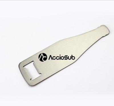 China Wholesale Custom Flat Opener Sublimation Resusable Bottle Logo Mini Various Shapes Stainless Steel Empty Beer Openers for sale