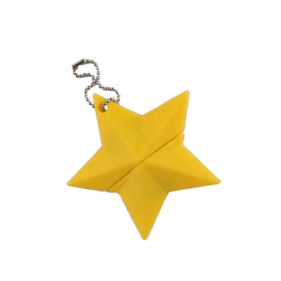 China Promotion Gifts Plastic PVC Customize Star Flash Memory USB Drive USB Flash Pen Drive 128gb for sale