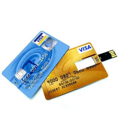 China Plastic Custom Logo OEM USB Business Card, USB Card, Design Wallet Card USB Flash Drive for sale