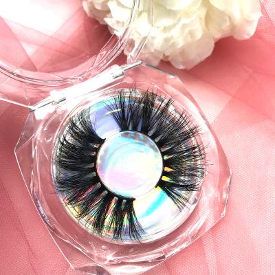 China Custom wholesale good quality 3d dramatic 25mm eyelash packaging box lashes natural mink lashes3d mink eyelashes seller wholesaler for sale