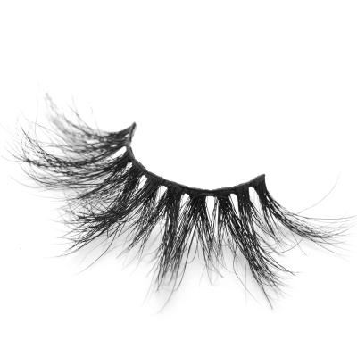 China New hot sale good quality long 5d 25mm lashes super natural mink eyelashes 3d 25mm for sale