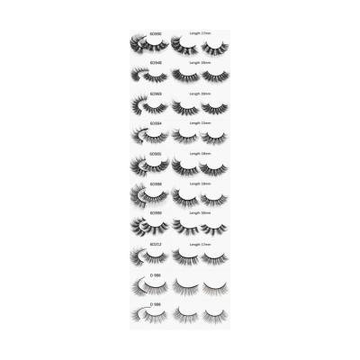 China Hot Selling Top Quality Custom OEM Premium False Strip Natural Eyelash With Glitter Packing Box for sale